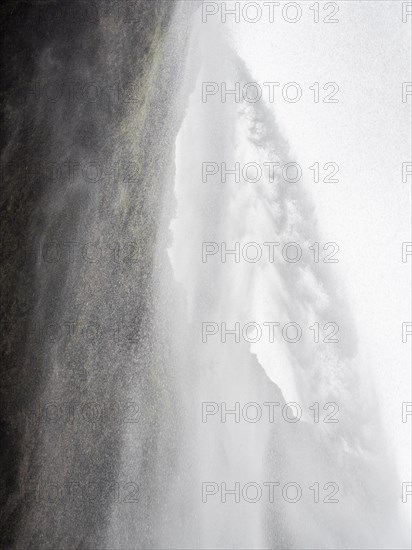 Spray, Seljalandsfoss Waterfall, South Iceland, Iceland, Europe