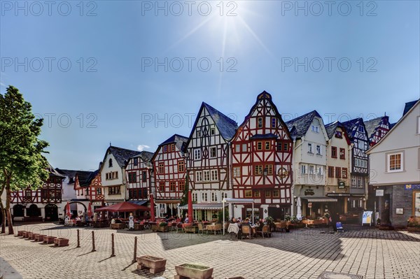 Old town, Bischofsplatz, Limburg, Limburg, Hesse, Germany, Europe, Europe