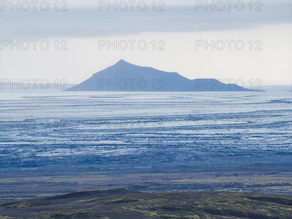 Heroubreio, Herdubreid, Table volcano in Iceland, Highlands, Iceland, Europe