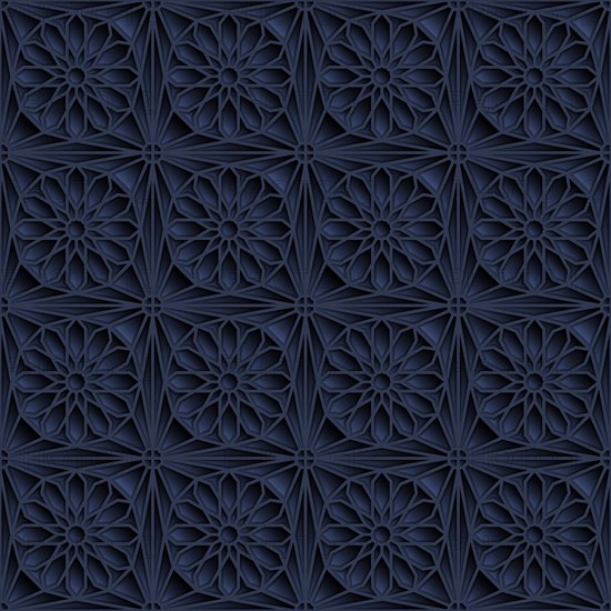 Islamic ornament seamless pattern, vector illustration