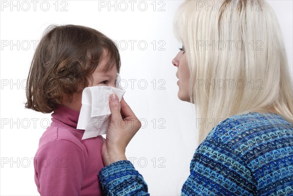 Mother snuffing his daughter