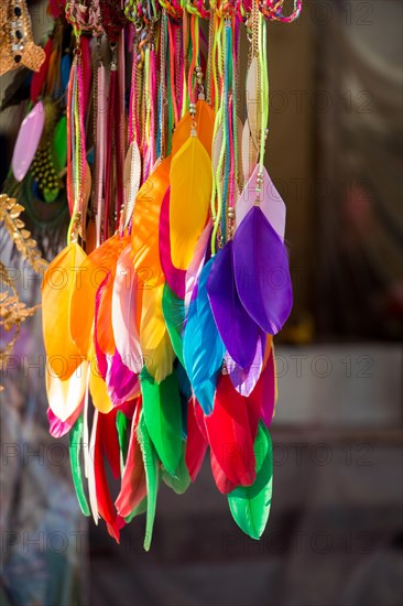 Beautiful bird feathers for decorative purposes