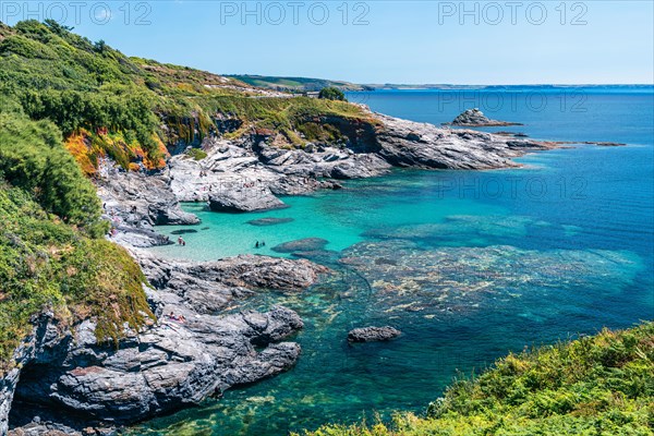 Bessys Cove, The Enys, South West Coast Path, Penzance, Cornwall, England, United Kingdom, Europe