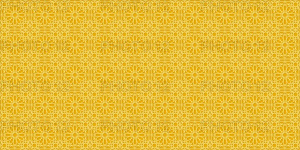 Islamic gold ornament vector seamless pattern