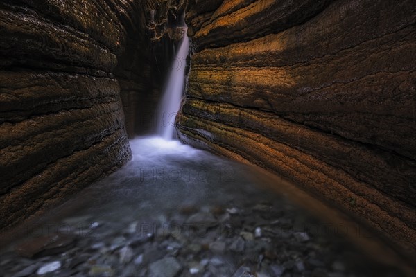 The Taugl in the Davidgraben, Red Canyon, Tennegau, Salzburger Land, Austria, Europe