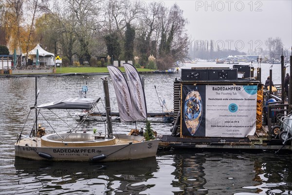 Bathing steamer on the Spree, Berlin, Germany, Europe