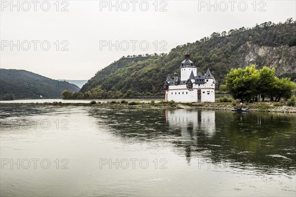 Pfalzgrafenstein Castle, Kaub, Upper Middle Rhine Valley, UNESCO World Heritage Site, Rhineland-Palatinate, Germany, Europe