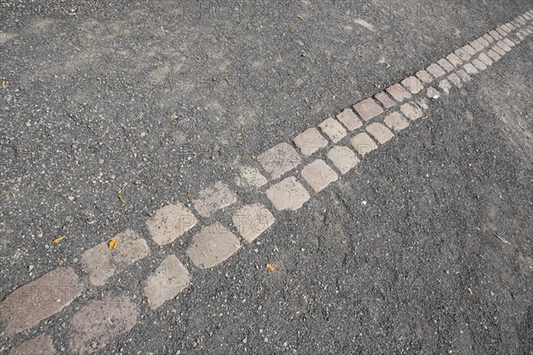 Former course of the Berlin Wall, Potsdamer Platz, Berlin, Germany, Europe