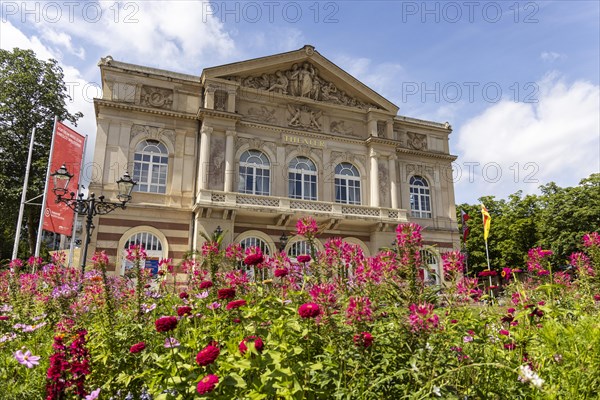 Theatre, exterior view, Baden-Baden, Baden-Wuerttemberg, Germany, Europe