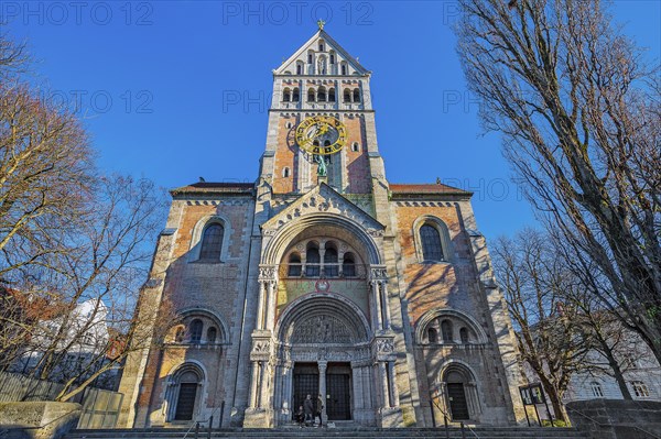 Neo-Romanesque Parish Church of St. Anne in Lehel, Munich, Bavaria, Germany, Europe