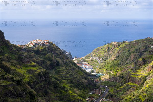 Levada do Moinho, view of Ponta do Sol, Madeira, PortugalLevada do Moinho, view of Ponta do Sol, Madeira, Portugal, Europe