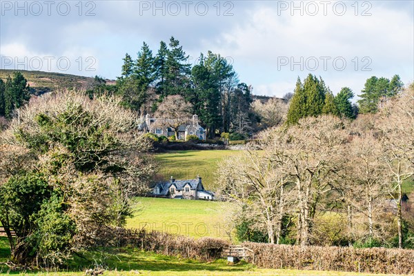 English Village, Dartmoor Park, Devon, England, United Kingdom, Europe