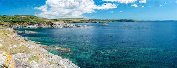Bessys Cove, The Enys, South West Coast Path, Penzance, Cornwall, England, United Kingdom, Europe