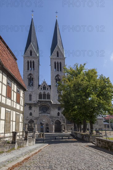 Halberstadt Cathedral St. Stephen and St. Sixtus, Gothic basilica, Halberstadt, Saxony-Anhalt, Germany, Europe