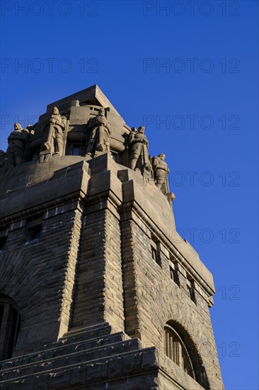 Guard figures, knights, kings, Monument to the Battle of the Nations, Leipzig, Saxony, Germany, Europe