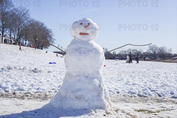 Snowman, Bremen, Germany, Europe