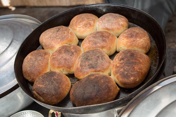 Traditional Turkish style made bread loaf