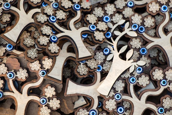 Evil eye bead as Amulet souvenir from Turkey