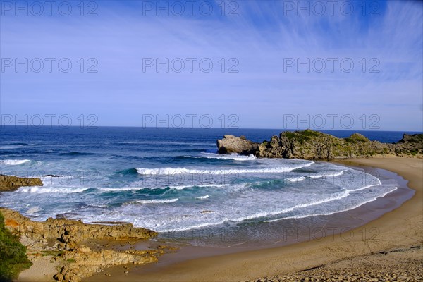 Island Beach, Robberg Island, Robberg Peninsula, Robberg Nature Reserve, Plettenberg Bay, Garden Route, Western Cape, South Africa, Africa