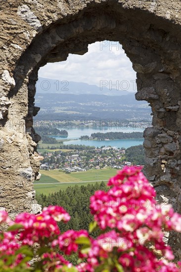 Burgarena Finkenstein, behind the Faaker See, municipality of Villach, Carinthia, Austria, Europe