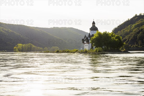 Pfalzgrafenstein Castle, Kaub, Upper Middle Rhine Valley, UNESCO World Heritage Site, Rhineland-Palatinate, Germany, Europe