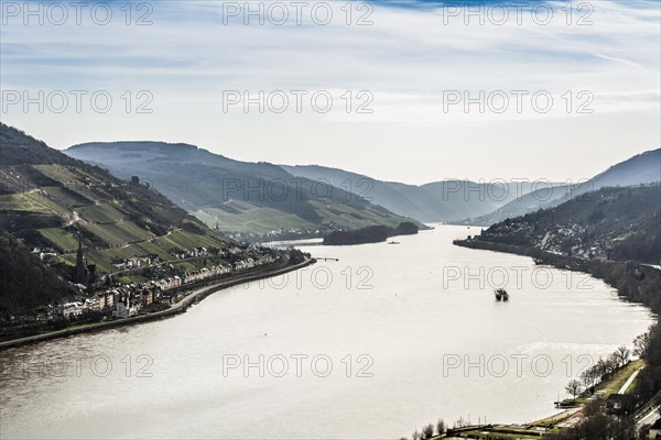 Rhine Valley, Lorch, Upper Middle Rhine Valley, UNESCO World Heritage Site, Rhineland-Palatinate, Germany, Europe