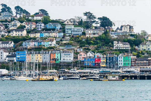 Kingswear from Dartmouth, Devon, England, United Kingdom, Europe