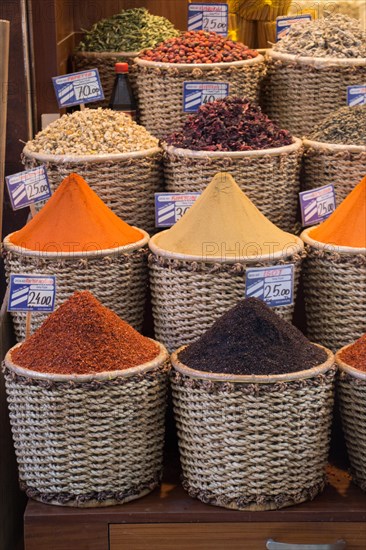 Spices at the Spice Market in Istanbul