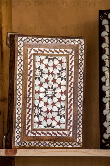 Ottoman art example of Mother of Pearl inlays from Istanbul