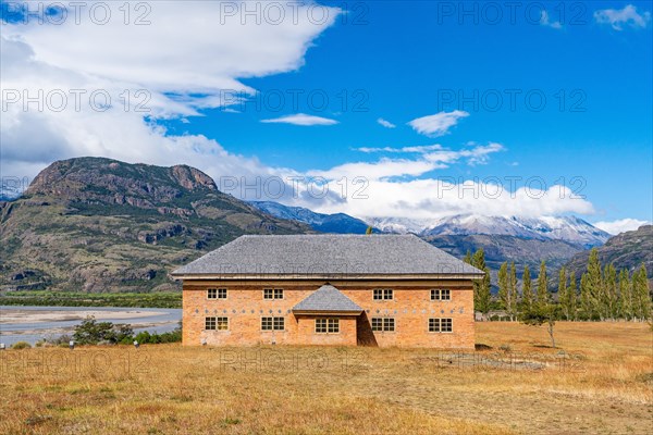 Museo Escuela, historical school museum, Villa Cerro Castillo, Cerro Castillo National Park, Aysen, Patagonia, Chile, South America