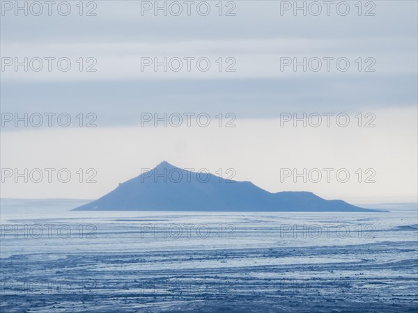 Heroubreio, Herdubreid, Table volcano in Iceland, Highlands, Iceland, Europe