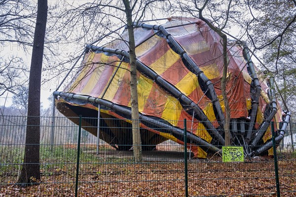 Cinema 2000, former 180-degree cinema in Spreepark, Berlin, Germany, Europe