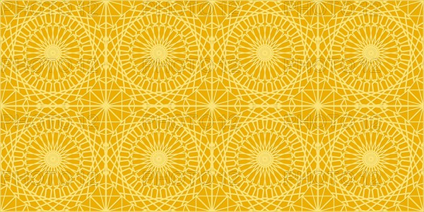 Islamic gold ornament vector seamless pattern