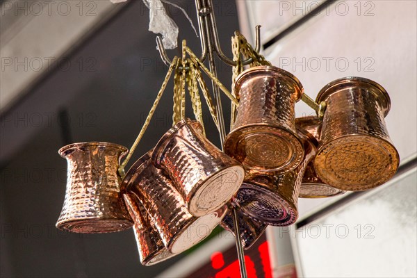 Turkish coffee pots made in a traditional style