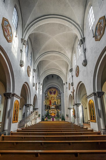 Neo-Romanesque Parish Church of St. Anne in Lehel, Munich, Bavaria, Germany, Europe