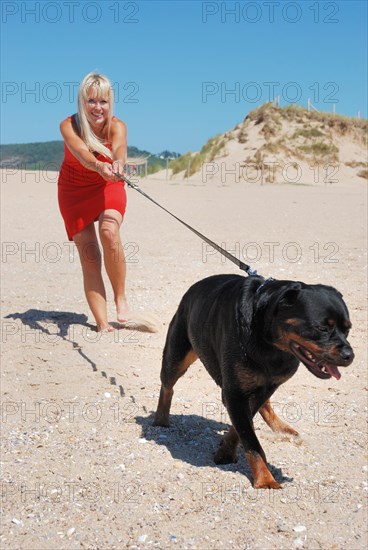 Woman at beach