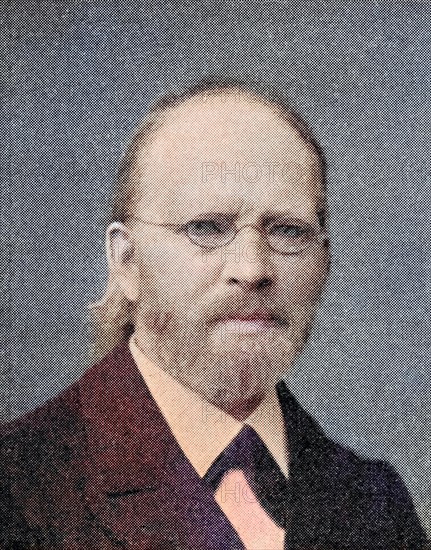 Hermann Hueffer, 24 March 1830, 15 March 1905, was a German historian and jurist, Historical, digitally restored reproduction from a 19th century original