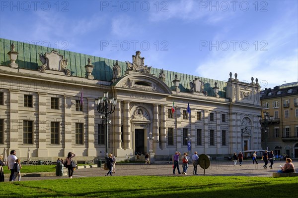 Biblioteca Nazionale Universitaria di Torino, Piazza Carlo Alberto, Turin, Piedmont, Italy, Europe