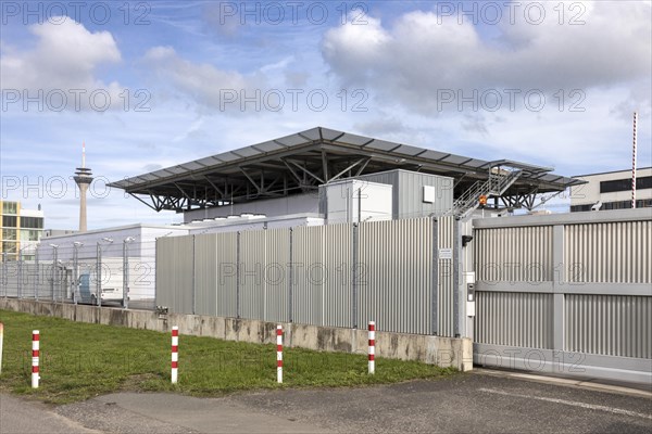 Duesseldorf Higher Regional Court trial building, Kapellweg branch, high-security courtroom, Duesseldorf, North Rhine-Westphalia, Germany, Europe