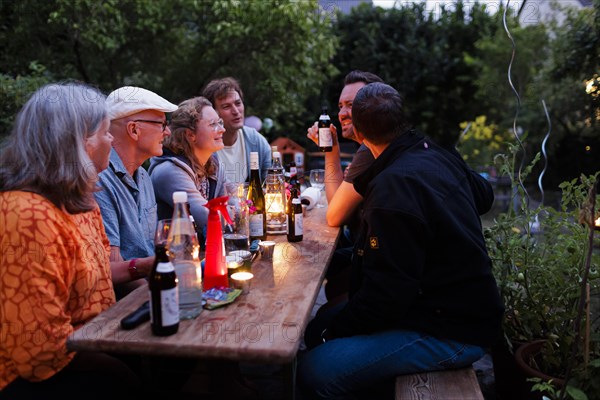 Summer party, family celebration, Bonn, Germany, Europe