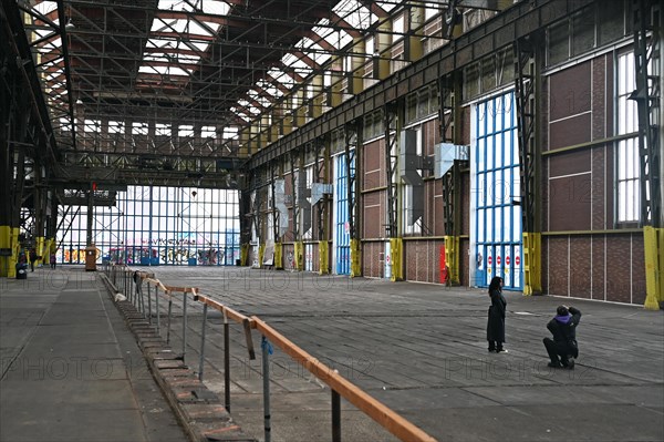 Shipyard hall NDSM Plein, Amsterdam, Netherlands