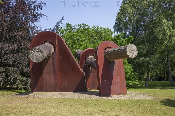 Revolution Monument Wik in the Ratsdienergarten, Sailors Uprising of 1918, Kiel, Schleswig-Holstein, Germany, Europe