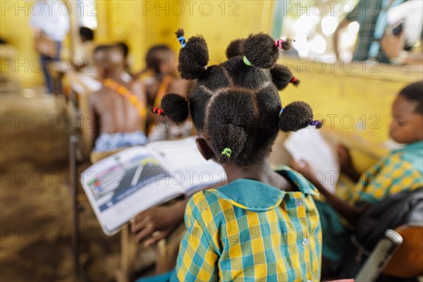 Theme: School children in Africa., Krokrobite, Ghana, Africa