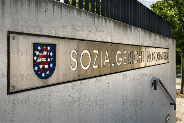 Social Court, Nordhausen, Thuringia, Germany, Europe