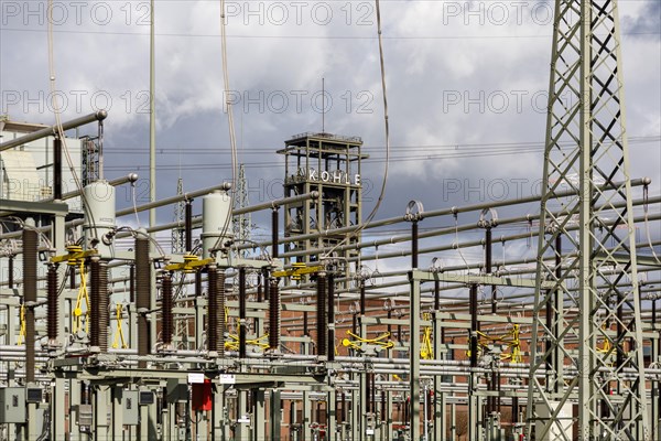 STEAG power plant Duisburg-Walsum, hard coal-fired power plant on the site of the former Walsum colliery, Duisburg, North Rhine-Westphalia, Germany, Europe