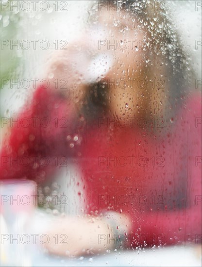 An 11-year-old girl stands as a model. Symbol photo alcoholism, Germany, Europe