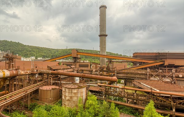 Exterior view, Haut Fourneau B, Liege, Belgium, Europe