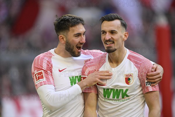 Goal celebration Mergim Berisha FC Augsburg FCA