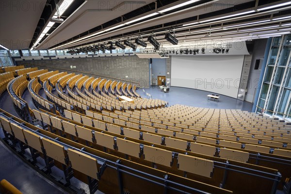 Audimax of the Technical University of Dortmund, TU, lecture hall, lecture, study, study, Dortmund, North Rhine-Westphalia, Germany, Europe