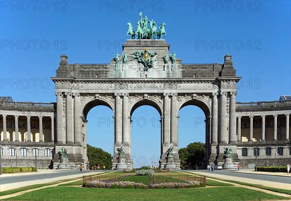 Arc de Triomphe in the Parc du Cinquantenaire